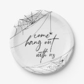 Kom op met ons Halloween party Papieren Bordje (Voorkant)