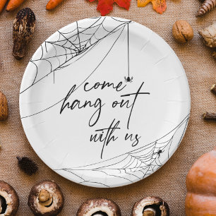Kom op met ons Halloween party Papieren Bordje