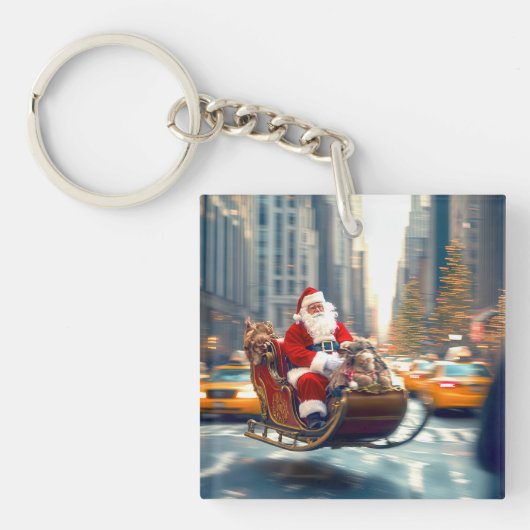 Kom op NYC! Sleutelhanger (Voorkant)