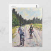 "Kom op, opa!" Briefkaart (Voorkant / Achterkant)