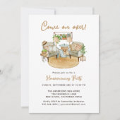 Kom op over gezellige Boho woonwarmen uitnodiging (Voorkant)