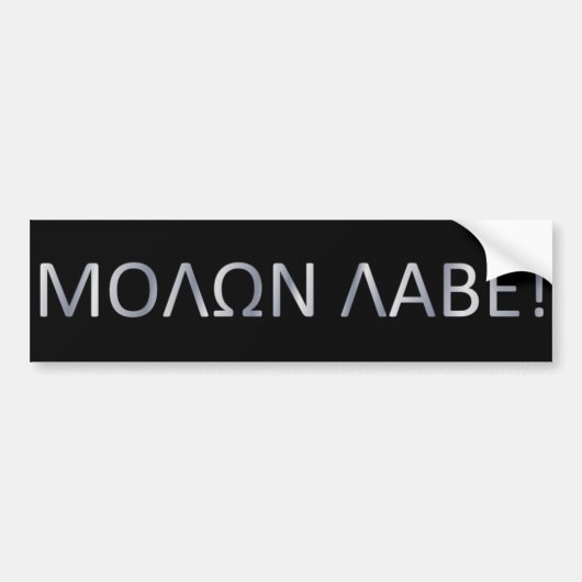 Kom op, pak ze. bumpersticker (Voorkant)