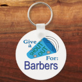 Kom op voor Barbers Sleutelhanger (Voorkant)