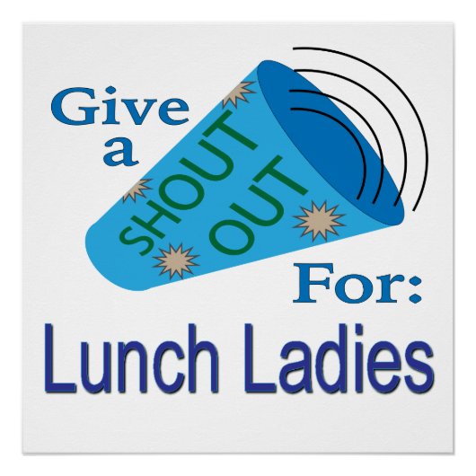 Kom op voor Lunch Dames Perfect Poster (Voorkant)