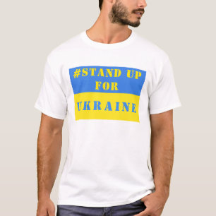 Kom op voor Oekraïne T-shirt Steun Vrijheid