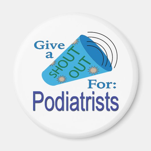 Kom op voor Podiatristen Magneet (Voorkant)