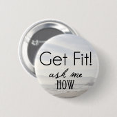 Kom op! vraag me hoe ronde button 5,7 cm (Voorkant /achterkant)