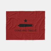 Kom & Pak het! Texas State slagvlag Fleece Deken (Voorkant (Horizontaal))