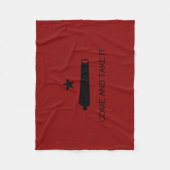 Kom & Pak het! Texas State slagvlag Fleece Deken (Voorkant)