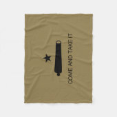 Kom & Pak het! Texas State slagvlag Fleece Deken (Voorkant)