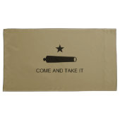 Kom & Pak het! Texas State slagvlag Kussensloop (Voorkant-Rechts)