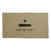Kom & Pak het! Texas State slagvlag Kussensloop (Achterkant-Links)