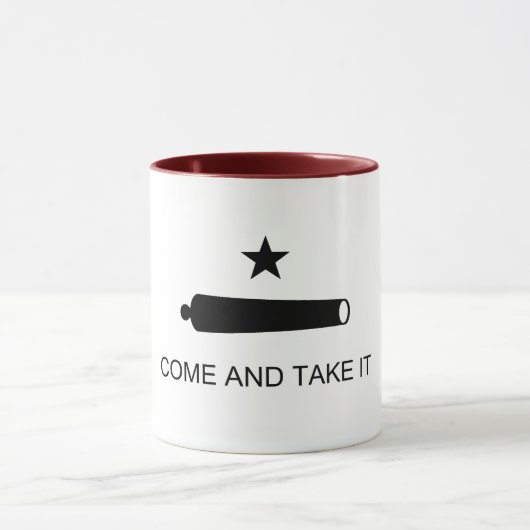 Kom & Pak het! Texas State slagvlag Mok (Midden)