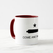Kom & Pak het! Texas State slagvlag Mok (Voorkant links)