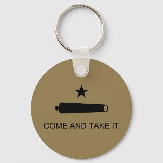 Kom & Pak het! Texas State slagvlag Sleutelhanger (Voorkant)