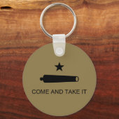 Kom & Pak het! Texas State slagvlag Sleutelhanger (Voorkant)