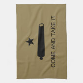 Kom & Pak het! Texas State slagvlag Theedoek (Verticaal)