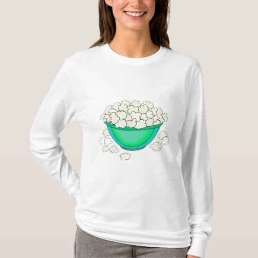 kom popcorn t-shirt (Voorkant)