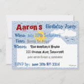 Kom Sailabrate Birthday Uitnodiging (Achterkant)