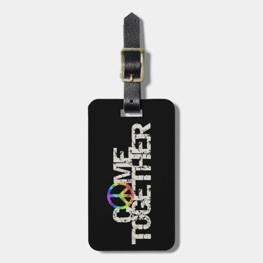 Kom samen bagagelabel (Voorkant verticaal)