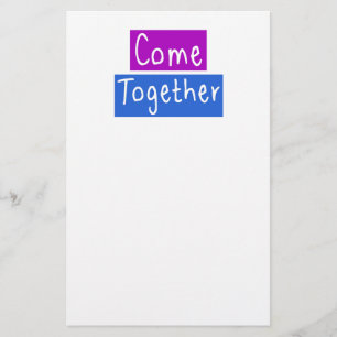Kom samen briefpapier