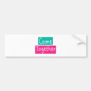 Kom samen bumpersticker