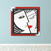 Kom samen canvas afdruk (Insitu (Houten vloer))