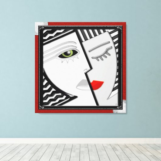 Kom samen canvas afdruk (Insitu (Houten vloer))