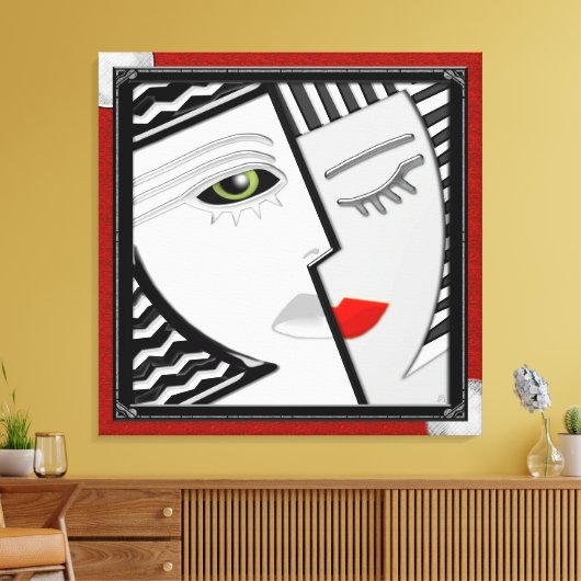 Kom samen canvas afdruk (Insitu (Woonkamer))