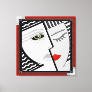 Kom samen canvas afdruk