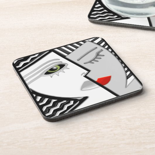 Kom samen drankjes onderzetter (Linkerzijde)