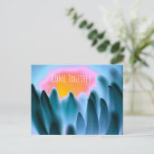 "Kom samen" Floral Print Briefkaart (Staand voorkant)