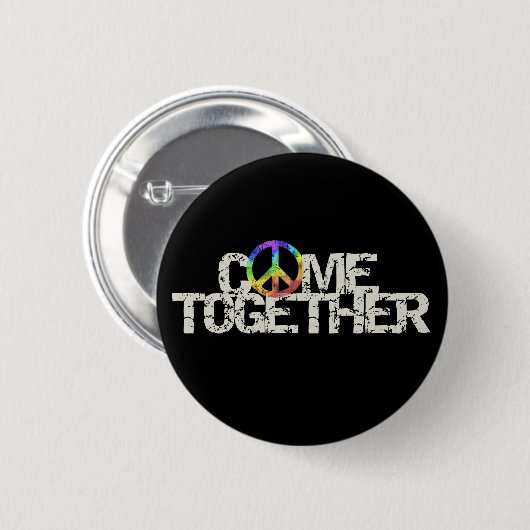 Kom samen Inspirerend Ronde Button 5,7 Cm (Voorkant /achterkant)