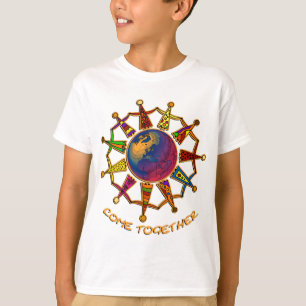 Kom samen met mensen t-shirt