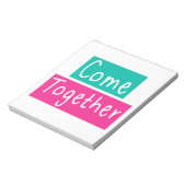 Kom samen notitieblok (Linkerzijde)