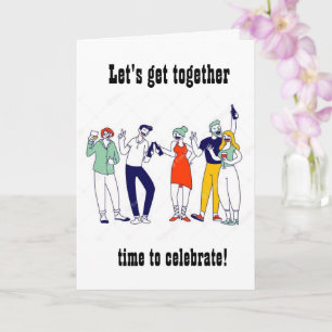 KOM SAMEN OM UW *21e BIRTHDAY* TE CELEBRATEN Kaart