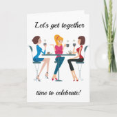 KOM SAMEN OM UW **60th** BIRTHDAY TE CELEBRATEN Kaart (Voorkant)