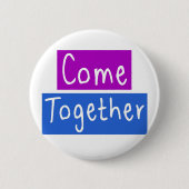 Kom samen ronde button 5,7 cm (Voorkant)