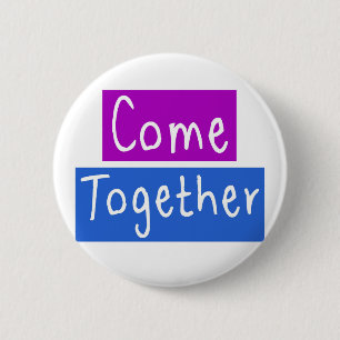 Kom samen ronde button 5,7 cm