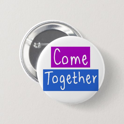 Kom samen ronde button 5,7 cm (Voorkant /achterkant)