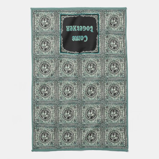 Kom samen theedoek (Verticaal)