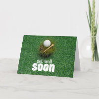 Kom snel goed met golfbal op groen voor golfer