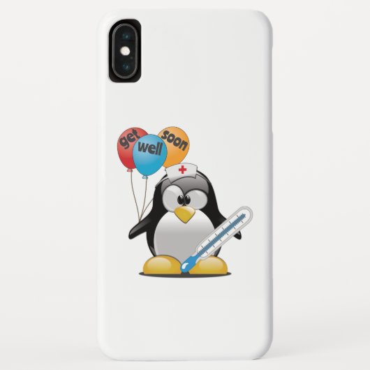 Kom snel goed. Penguin Nurse. Case-Mate iPhone Case (Achterkant)