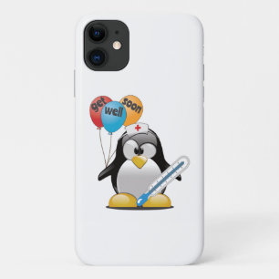 Kom snel goed. Penguin Nurse. Case-Mate iPhone Case
