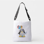 Kom snel goed. Penguin Nurse. Crossbody Tas (Voorkant)