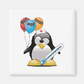 Kom snel goed. Penguin Nurse. Magneet (Voorkant)