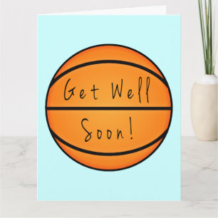 Kom snel goed van Basketbal Team Large Kaart