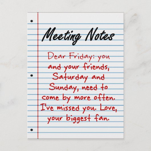 Kom snel terug briefkaart (Voorkant)