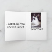 Kom snel terug kaart (Binnen)