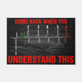 Kom terug als je dit begrijpt deurmat (Voorkant)